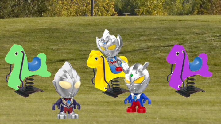 Children's Enlightenment Early Education Toy Video: Little Taiga Ultraman understands that he can't 