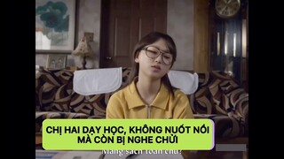 [Reply 1988] Chị hai dạy học , không nuốt nổi mà còn bị nghe chửi