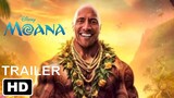 Moana (2024) - Teaser Trailer - Live Action | Auliʻi Cravalho, Dwayne Johnson (Disney+) Concept