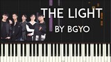 The Light by BGYO synthesia piano tutorial with free sheet music