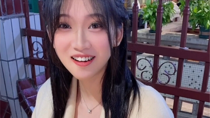 Why does the young lady stare at me like that?