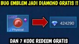 KODE RAHASIA!!! | CARA UBAH EMBLEM JADI DIAMOND MOBILE LEGEND | BUG ML