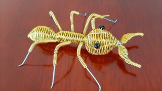 Hướng Dẫn Làm Con Kiến Bằng Dây Nhôm || Đồ Thủ Công #38