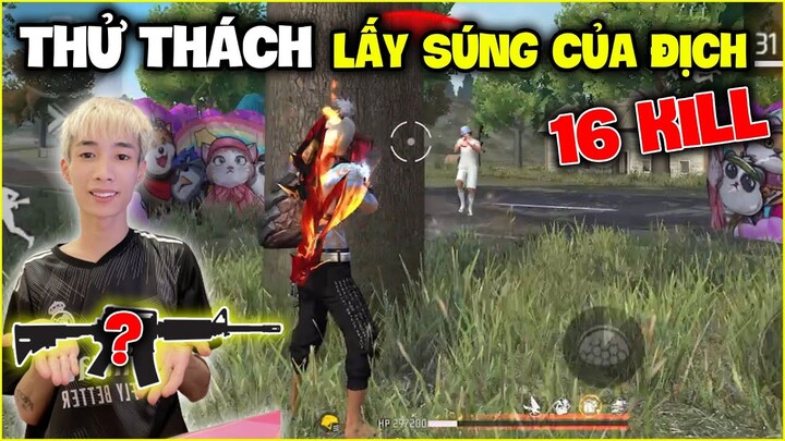 Thử Thách "Lấy Súng Của Địch" Lấy Top, Đức Mõm Bình Tĩnh Xử Lí !!!