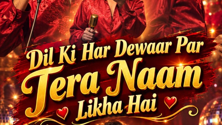 new song ( Dil Kee Dewaar par tera Naam lekha he )