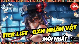 Genshin Impact || TIER LIST - BẢNG XẾP HẠNG SỨC MẠNH NHÂN VẬT MỚI NHẤT...! || Thư Viện Game