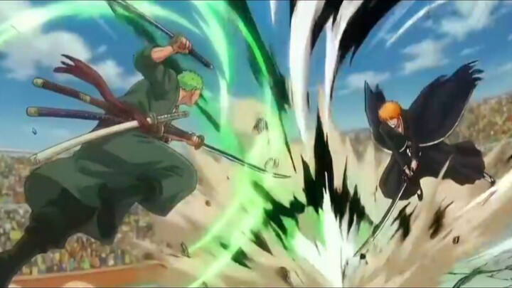 GILA! Adu Pedang Zoro VS Ichigo!