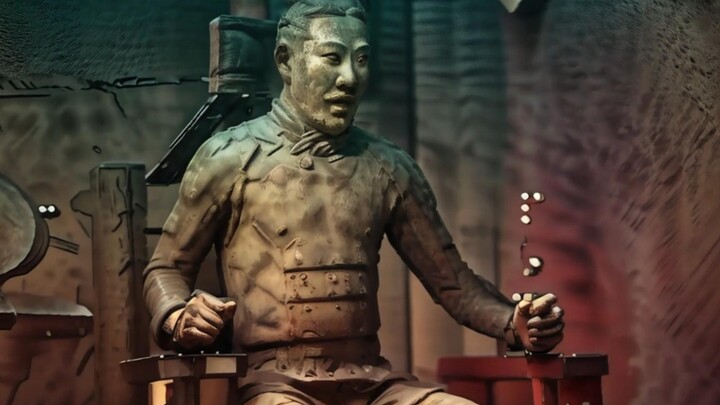 Precious video footage of the Terracotta Warriors being tortured with electric shocks