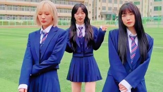 Billlie新歌EUNOIA首个校园草地挑战