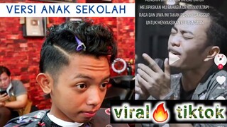 gaya rambut viral di tiktok, zinidin zidan versi anak sekolah