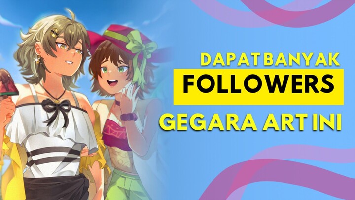 GAMBARNYA WANGY? Cuman Posting Gambar Pantai Loh Ya [Speed Draw]