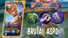 SUN SAVAGE BUILD BRUTAL ATTACK SPEED!! | SUN BEST BUILD 2025