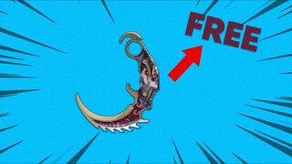 Free karambit?