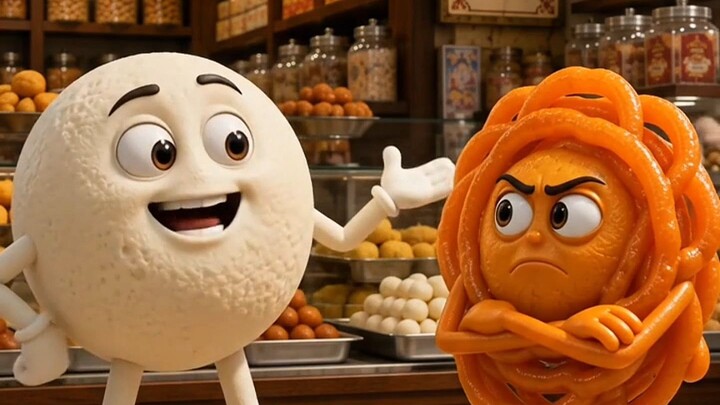 Rasgulla vs Jalebi 😂🔥 | Sweet Battle!