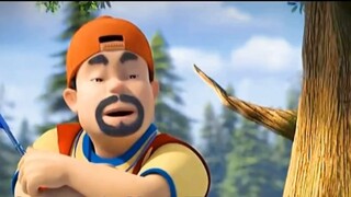 Bald Qiang is waiting for Dudu, Xiong Er is waiting for Tuanzi, and Xiong Da is waiting for Feifei.