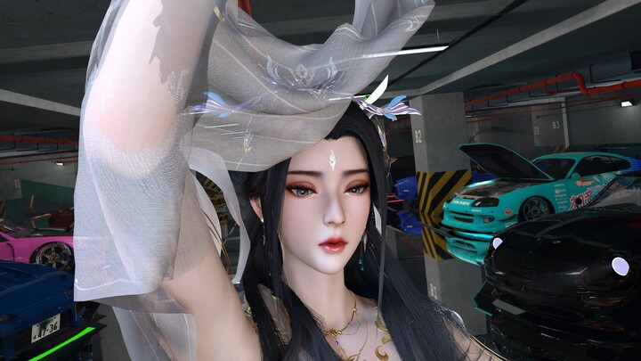 Lu Xueqi's version of Pure Land, a combination of cheongsam and ancient style