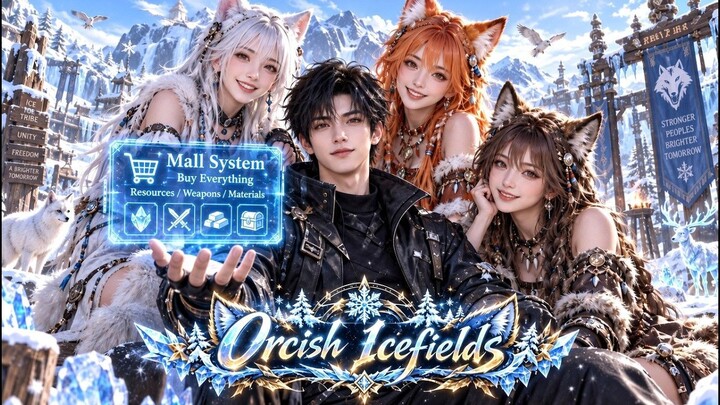 【DUB】Isekai frozen world! Bind shop system, lead four sexy beastgirls, dig igloo to survive!#anime