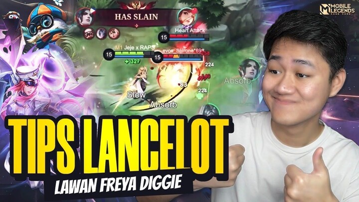 CARA LAWAN COMBO FREYA DIGGIE PAKE LANCELOT JUNGLER! ILMU MAKRO MAHAL - Mobile L