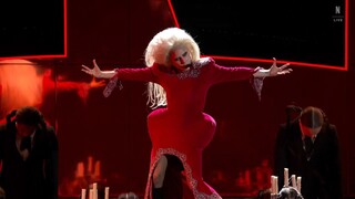 Lady Gaga abracadabra live in TUDUM event (Wednesday promotion)