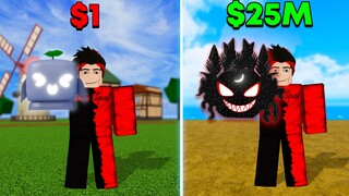 Blox Fruits, $1 vs $25,000,000 Fruit!