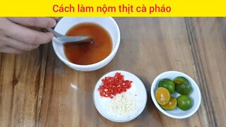 làm món nộm mùa hè