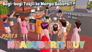 Drama "NGABUBURIT KUY" [ Bagi-bagi Takjil ke Warga Sakura ] PART 5 | SAKURA SCHOOL SIMULATOR