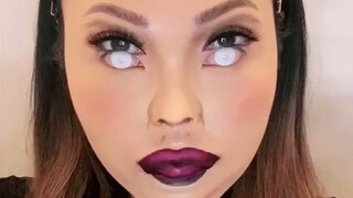 This young lady's real facial features, each of which appears in a place I didn't expect