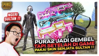 PURA2 JADI GEMBEL KERJAIN TEMEN RANDOM , DIGAME LANGSUNG PAKAI SKIN SENJATA SULTAN !! - PUBG MOBILE