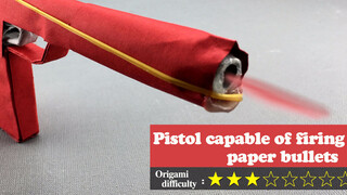 How To: Fun Pistol That Shoots Paper Bullets!