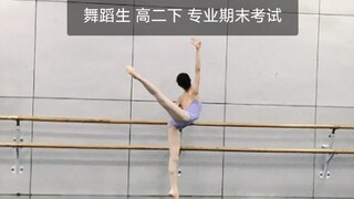 舞蹈生-高二下专业期末考试-(基训)