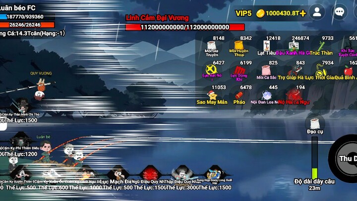 thử thách câu linh cảm đại vương