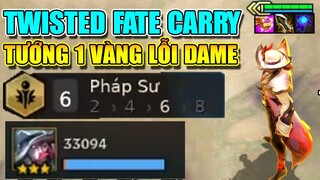 1 SKILL = NÁT MAP ? TWISTED FATE THẦN BÀI CARRY CỰC KHÉT -NHỮNG VỊ TƯỚNG 1 VÀNG CARRY #3