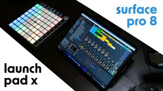Surface Pro 8 + Launchpad Beat from Scratch
