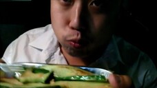 ASMR EATING SOUNDS / MUKBANG - GRILLED CUCUMBER AND CHERRY TOMATOES