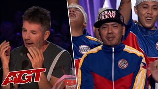 Urban Crew Dancers From The Streets of The Philippines ROCK America's Got Talent Stage!