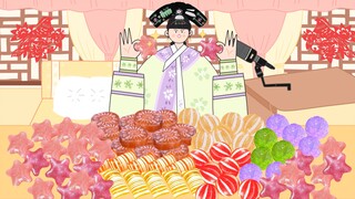 -Eating show "The Legend of Zhen Huan"｜An Lingrong's immersive and crunchy little hard candy~