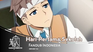 Diserang saat pertama sekolah - [Fandub Indo] Caged Character