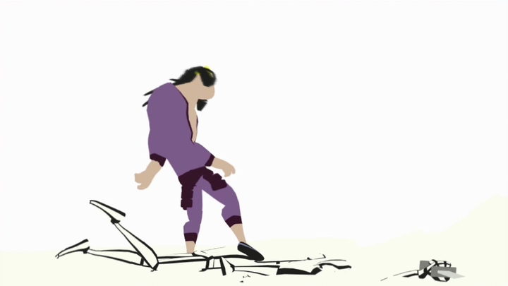 醉拳，说好不用刀的