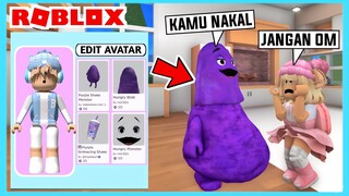Aku Buat Avatar Grimace Shake Demi Prank Adiku Di Roblox Brookhaven ft @Shasyaalala