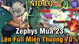 Zephys Mùa 23 Liên Quân Mobile | Cách Đánh, Lên Đồ, Phù Hiệu, Bảng Ngọc Cho Zephys Mùa 23 Đi Sp