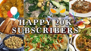 BUDGET FRIENDLY FILIPINO DISHES | FILIPINO FOOD COMPILATION | HAPPY 20K SUBSCRIBERS 👩🏻‍🍳