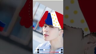 BTS Jimin Philippines 🇵🇭 flag hair color(Requested)|#shorts #bts #jimin #Kpopelite