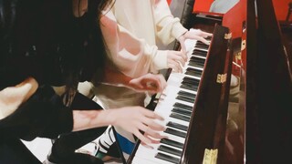 "He’s a pirate" was covered with piano