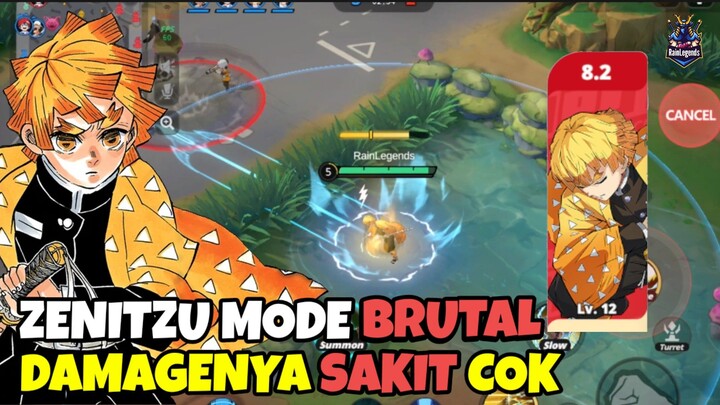 Zenitzu Mode Serius Keren Parah - Moba Anime Jump Assemble