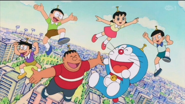 Doraemon: Nobita membangun dunia bawah tanah di halaman rumahnya