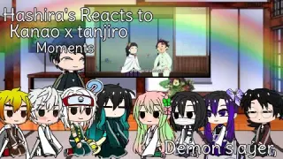 Demon Slayer Hashira Reacts To Tanjiro and Kanao Moments Gacha life