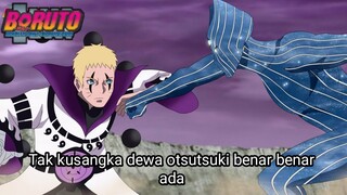 Naruto Memakai Mode Dewa Biju  Melawan Dewa Otsutsuki - Kemungkinan 9 Biju Bergabung Dengan Naruto