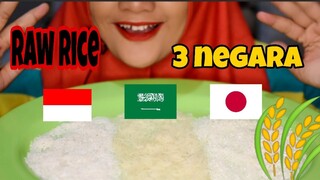 ASMR RAW RICE || RAW BASMATI RICE || JAPONICA RICE || BERAS SULAWESI (BERAS KEPALA)