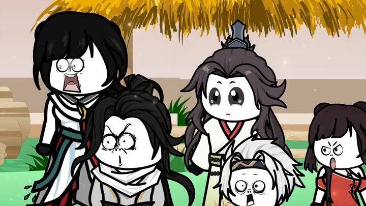 003|The five of them went to the small world in the back mountain again, caught Ergou farming, and S