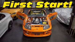 The Fast & Furious Supra ROARS To Life! | First Start Up and Basic Tune Complete
